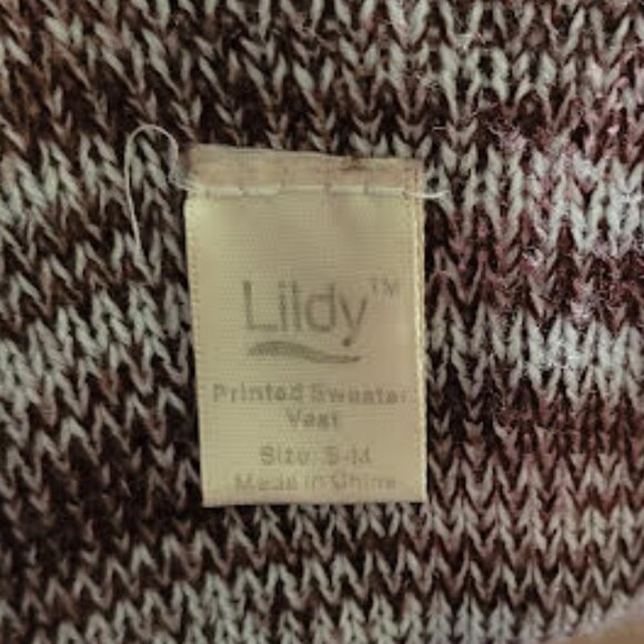 Lildy Cardigan style sweater vest - Size: S-M - Picture 6 of 7
